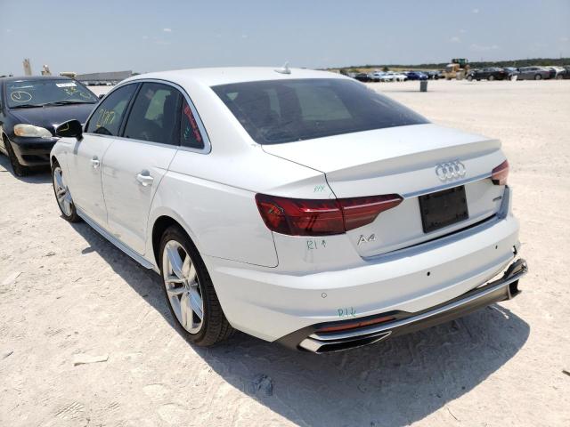 Photo 3 from auction – 2020 AUDI A4 PREMIUM with VIN WAUENAF43LN012249