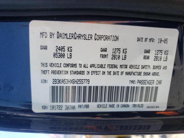 Photo 10 from auction – 2006 DODGE CHARGER R/ with VIN 2B3KA53HX6H255779