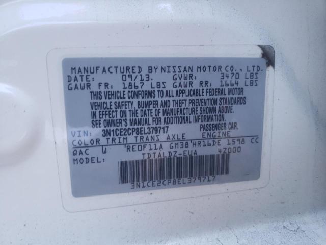 Photo 10 from auction – 2014 NISSAN VERSA NOTE with VIN 3N1CE2CP8EL379717
