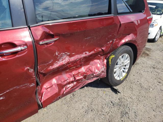 Photo 9 from auction – 2015 TOYOTA SIENNA XLE with VIN 5TDYK3DC3FS548308
