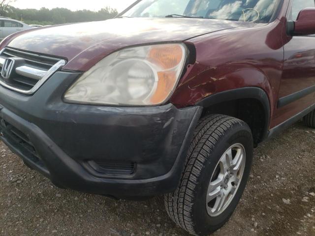 Photo 9 from auction – 2002 HONDA CR-V EX with VIN JHLRD78872C066581