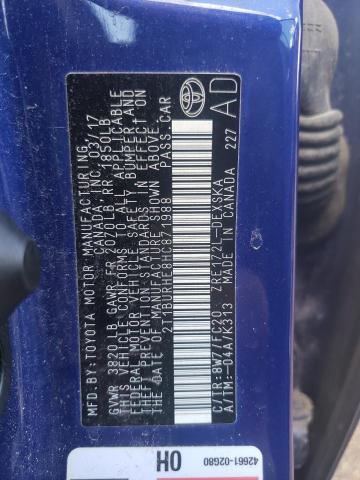 Photo 10 from auction – 2017 TOYOTA COROLLA L with VIN 2T1BURHE8HC871988