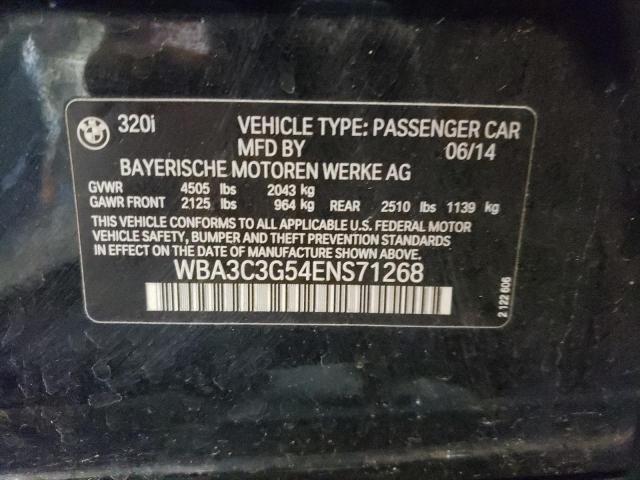 Photo 10 from auction – 2014 BMW 320 I XDRI with VIN WBA3C3G54ENS71268