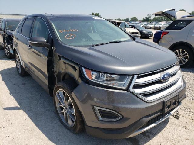 FORD EDGE TITAN 2017 with VIN 2FMPK4K91HBB36882 - Photo from auction