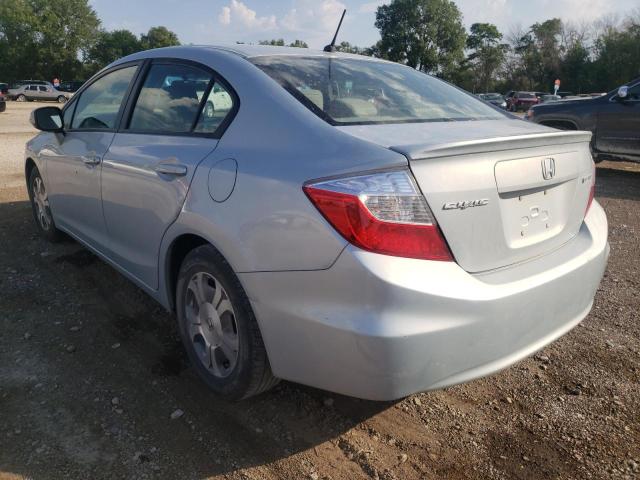 Photo 3 from auction – 2012 HONDA CIVIC HYBR with VIN JHMFB4F2XCS006240