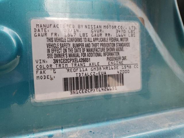Photo 10 from auction – 2014 NISSAN VERSA NOTE with VIN 3N1CE2CPXEL426651