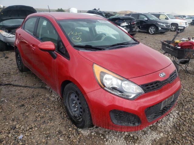KIA RIO LX 2014 with VIN KNADM5A35E6406739 - Photo from auction