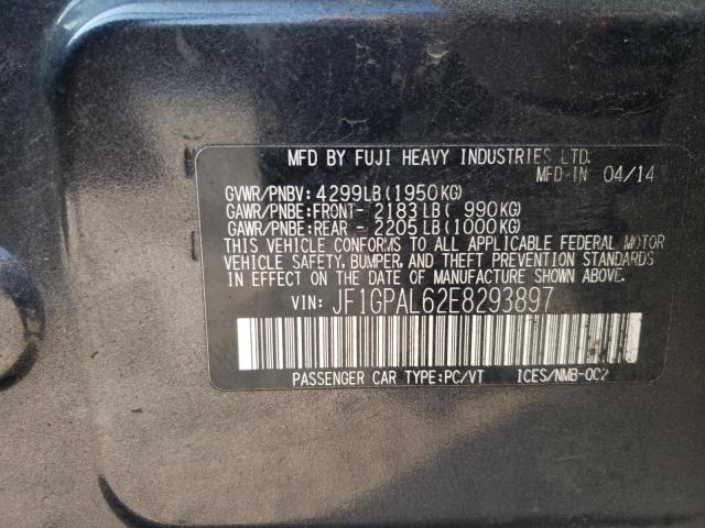 Photo 10 from auction – 2014 SUBARU IMPREZA SP with VIN JF1GPAL62E8293897