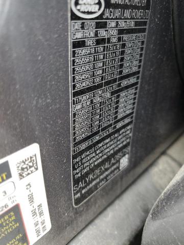 Photo 10 from auction – 2020 LAND ROVER RANGE ROVE with VIN SALYK2EX4LA285758