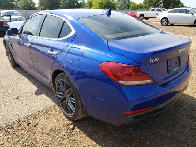 Photo 3 from auction – 2019 GENESIS G70 ADVANC with VIN KMTG64LA7KU031302