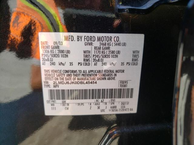 Photo 10 from auction – 2013 LINCOLN MKX with VIN 2LMDJ6JK0DBL45454