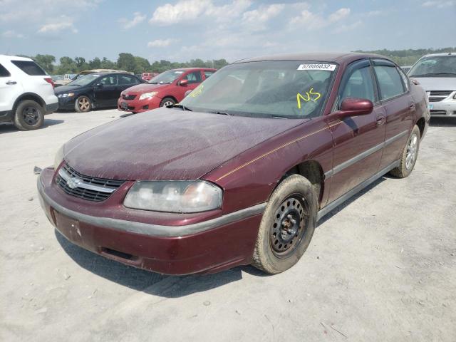 Photo 2 from auction – 2001 CHEVROLET IMPALA with VIN 2G1WF52EX19165617