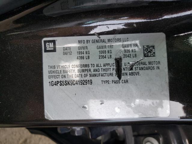 Photo 10 from auction – 2012 BUICK VERANO with VIN 1G4PS5SK9C4192919