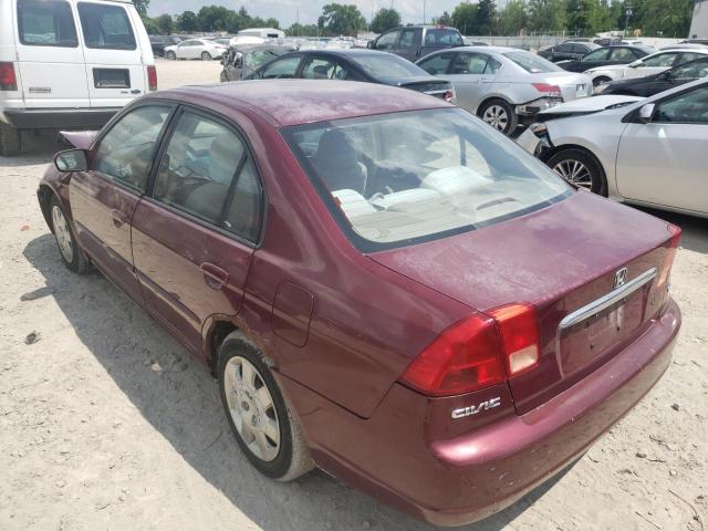 Photo 3 from auction – 2002 HONDA CIVIC EX with VIN 2HGES267X2H609192