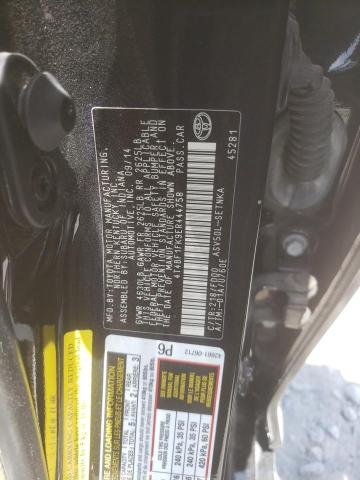 Photo 10 from auction – 2014 TOYOTA CAMRY L with VIN 4T4BF1FK9ER444758