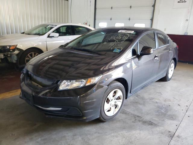 Photo 2 from auction – 2013 HONDA CIVIC LX with VIN 19XFB2F51DE237337