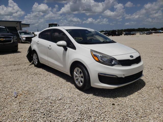 KIA RIO LX 2016 with VIN KNADM4A37G6637445 - Photo from auction