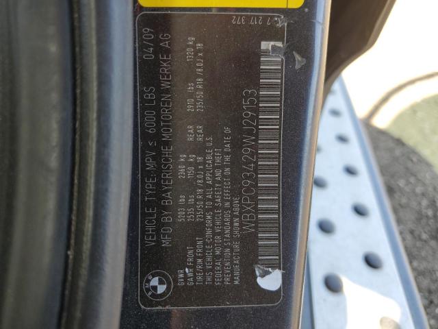 Photo 10 from auction – 2009 BMW X3 with VIN WBXPC93429WJ29153