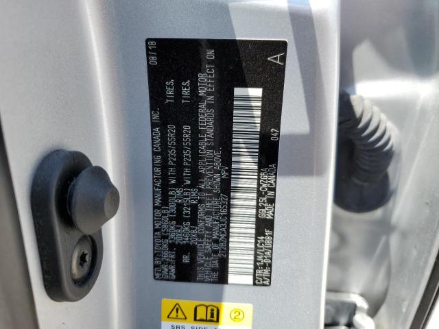 Photo 10 from auction – 2018 LEXUS RX 350 BAS with VIN 2T2BZMCA3JC165327