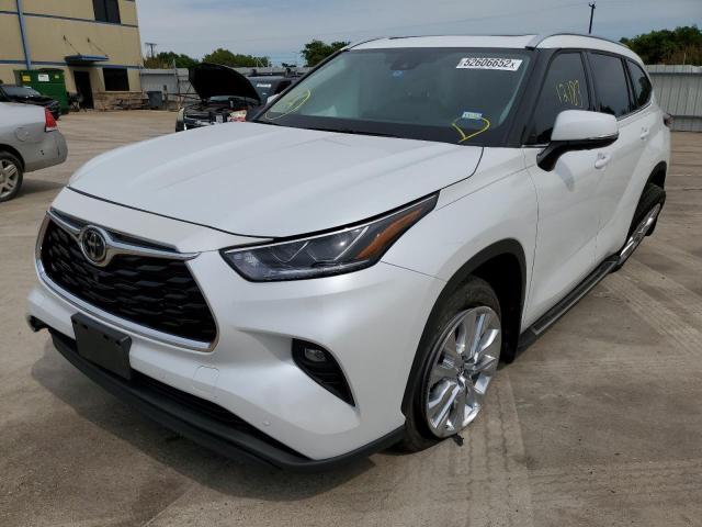 Photo 2 from auction – 2022 TOYOTA HIGHLANDER with VIN 5TDYZRAHXNS094409