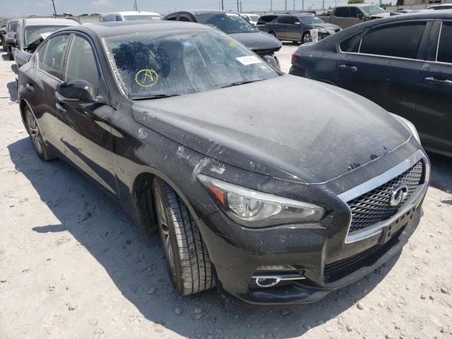 INFINITI Q50 BASE 2015 with VIN JN1BV7AP6FM355015 - Photo from auction