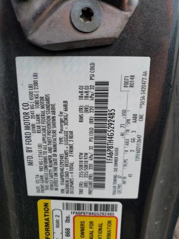 Photo 10 from auction – 2016 FORD MUSTANG with VIN 1FA6P8TH4G5292485