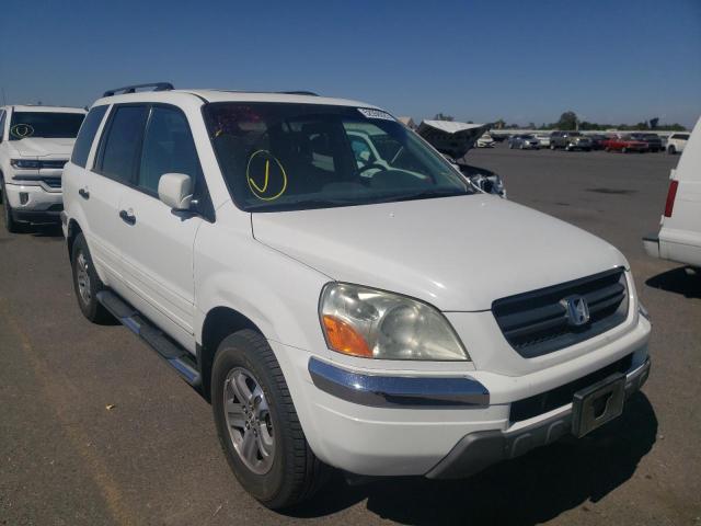 HONDA PILOT EXL 2005 with VIN 2HKYF18575H573320 - Photo from auction