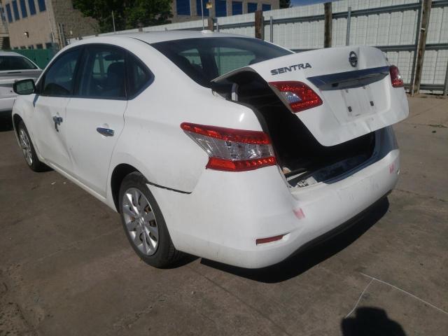 Photo 3 from auction – 2015 NISSAN SENTRA with VIN 3N1AB7AP4FL657403