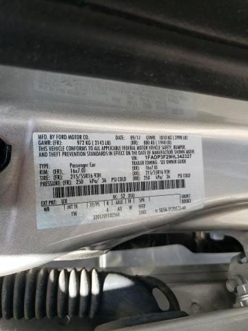 Photo 10 from auction – 2017 FORD FOCUS SE with VIN 1FADP3F29HL342327