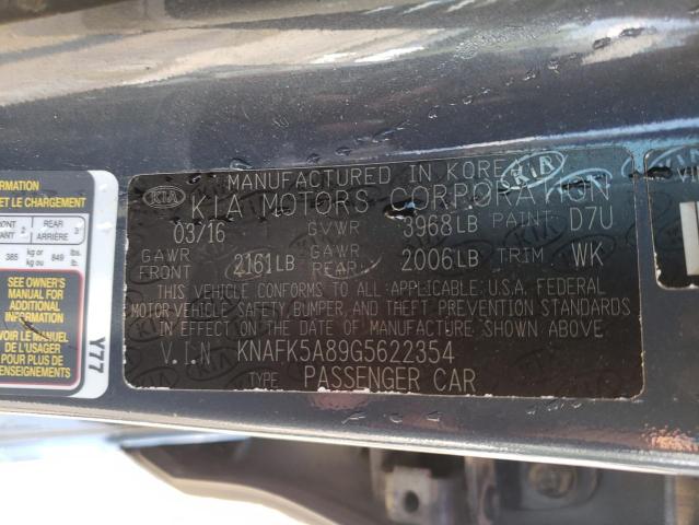 Photo 10 from auction – 2016 KIA FORTE LX with VIN KNAFK5A89G5622354
