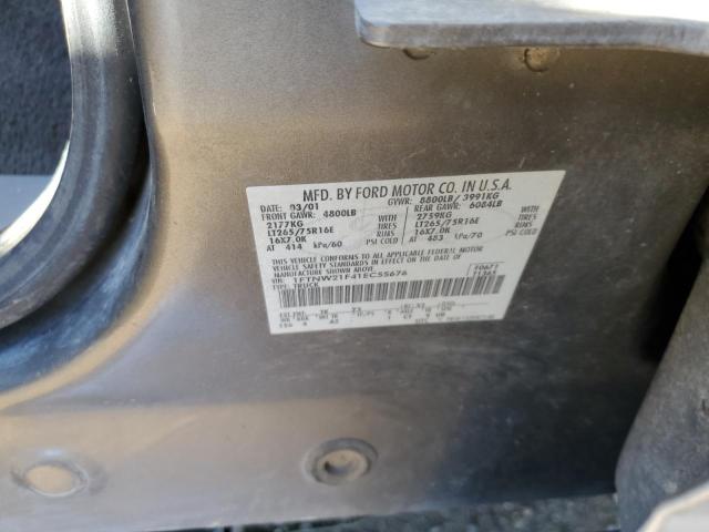 Photo 10 from auction – 2001 FORD F250 SUPER with VIN 1FTNW21F41EC55676