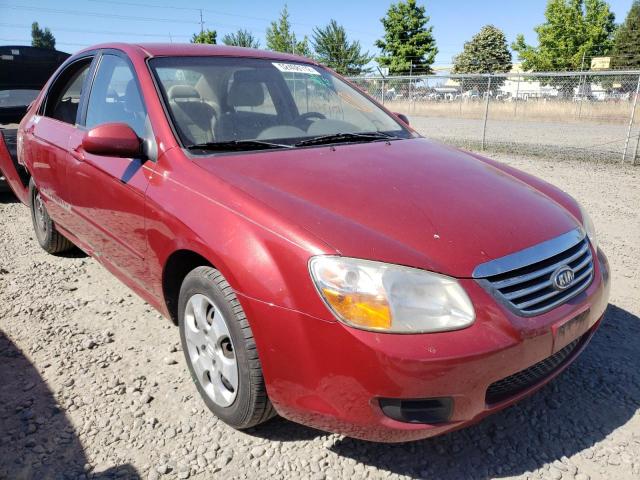 KIA SPECTRA EX 2008 with VIN KNAFE121885527724 - Photo from auction