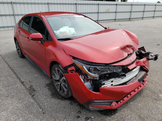 TOYOTA COROLLA SE 2020 with VIN 5YFS4RCE3LP002389 - Photo from auction