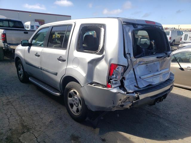 Photo 3 from auction – 2012 HONDA PILOT LX with VIN 5FNYF3H24CB002526