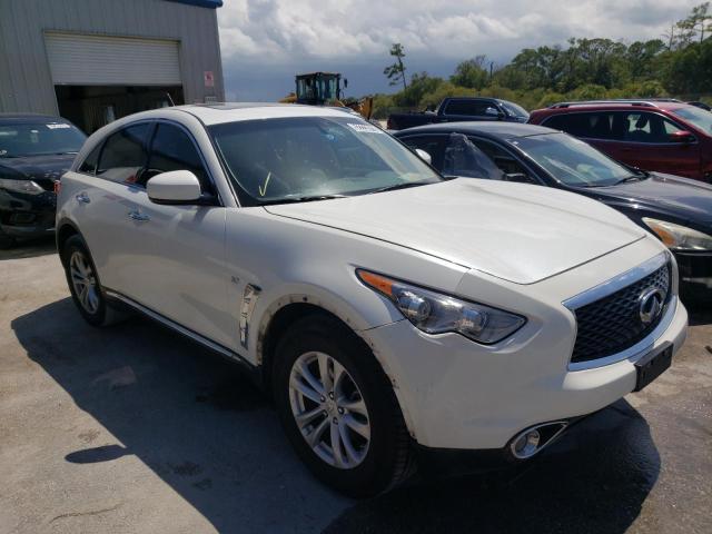 INFINITI QX70 2017 with VIN JN8CS1MU8HM142552 - Photo from auction