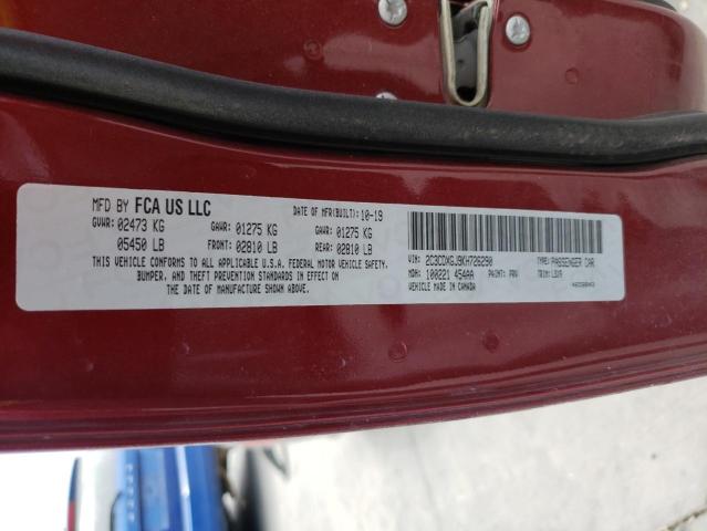 Photo 10 from auction – 2019 DODGE CHARGER SC with VIN 2C3CDXGJ9KH726290
