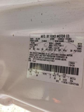 Photo 10 from auction – 2009 FORD RANGER with VIN 1FTYR10D39PA53183