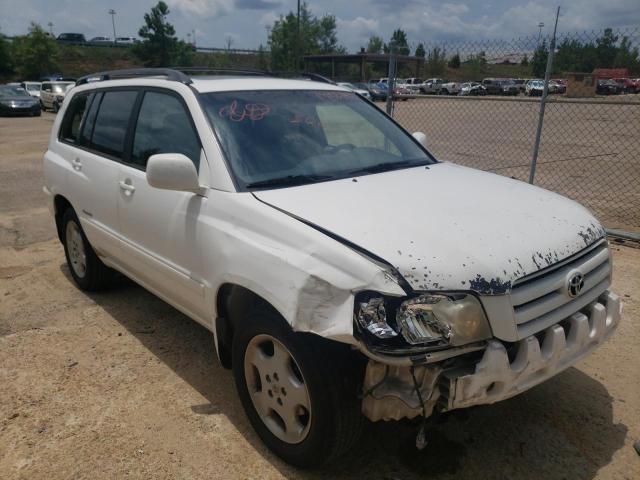 TOYOTA HIGHLANDER 2006 with VIN JTEDP21A760110256 - Photo from auction