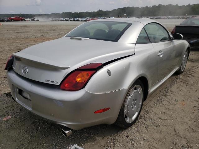 Photo 4 from auction – 2002 LEXUS SC 430 with VIN JTHFN48Y720008627