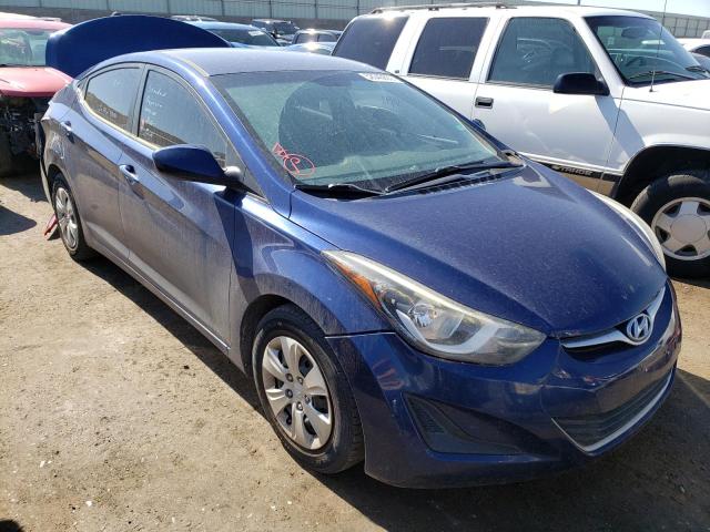 HYUNDAI ELANTRA SE 2016 with VIN 5NPDH4AE0GH703543 - Photo from auction