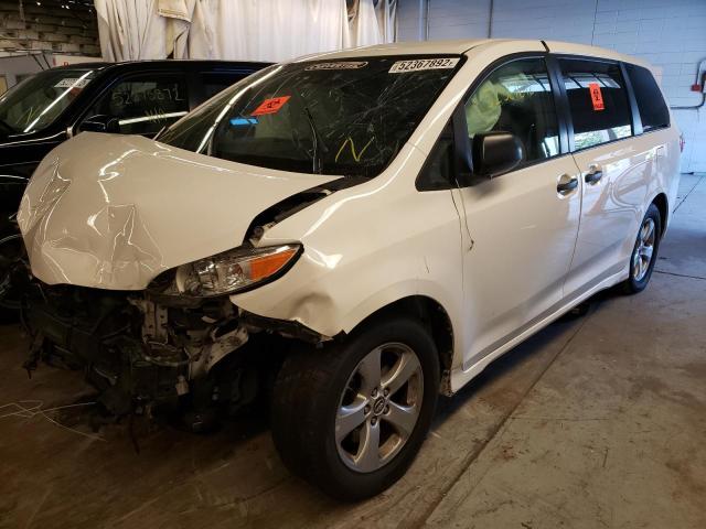 Photo 2 from auction – 2018 TOYOTA SIENNA L with VIN 5TDZZ3DC0JS954572