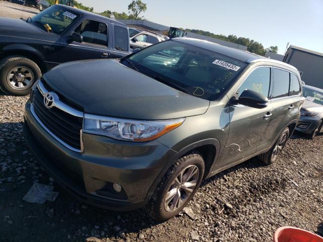 Photo 2 from auction – 2015 TOYOTA HIGHLANDER with VIN 5TDKKRFHXFS116669
