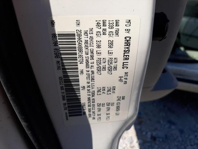 Photo 10 from auction – 2008 DODGE GRAND CARA with VIN 2D8HN54X88R102724