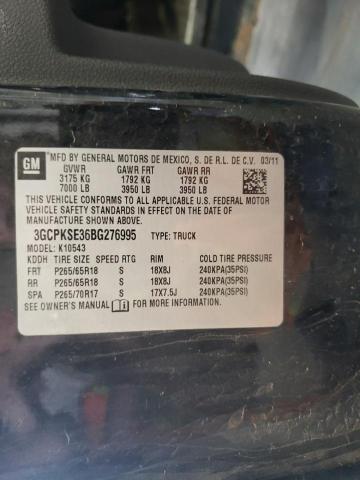 Photo 10 from auction – 2011 CHEVROLET 1500 with VIN 3GCPKSE36BG276995