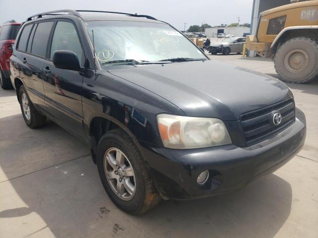 TOYOTA HIGHLANDER 2007 with VIN JTEGD21A970163130 - Photo from auction