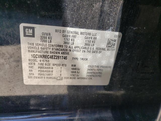 Photo 10 from auction – 2014 CHEVROLET SILVERADO with VIN 1GCVKREC4EZ281746