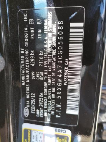 Photo 10 from auction – 2012 KIA OPTIMA LX with VIN 5XXGM4A79CG056088