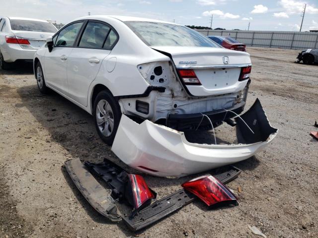 Photo 3 from auction – 2014 HONDA CIVIC LX with VIN 19XFB2F53EE030272