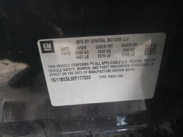 Photo 10 from auction – 2016 CHEVROLET MALIBU with VIN 1G11B5SL9EF177033