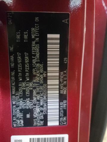 Photo 10 from auction – 2021 TOYOTA SIENNA LE with VIN 5TDBSKFC0MS020350